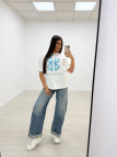 CAMISETA BALENC BB AZUL-BLANCA CAMISETA BALENC BB AZUL-BLANCA